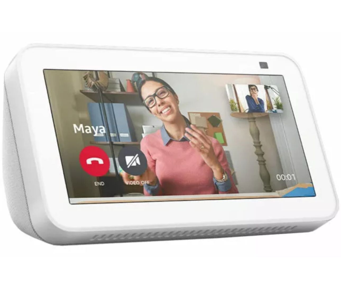 Amazon Echo Show 5 (2nd Gen) Smart Display with Alexa - Glacier White