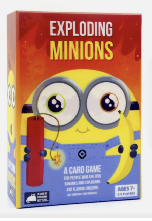 Exploding Minions By Exploding Kittens Christmas Toy Kid Present Gift Card Game