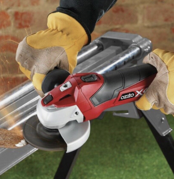 OZITO 5 PIECES KIT Cordless Drill Driver Impact Driver Angle Grinder Saw Sander - Image 3