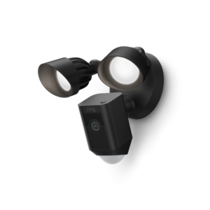 RING FLOODLIGHT PLUS WIRED CAMERA.